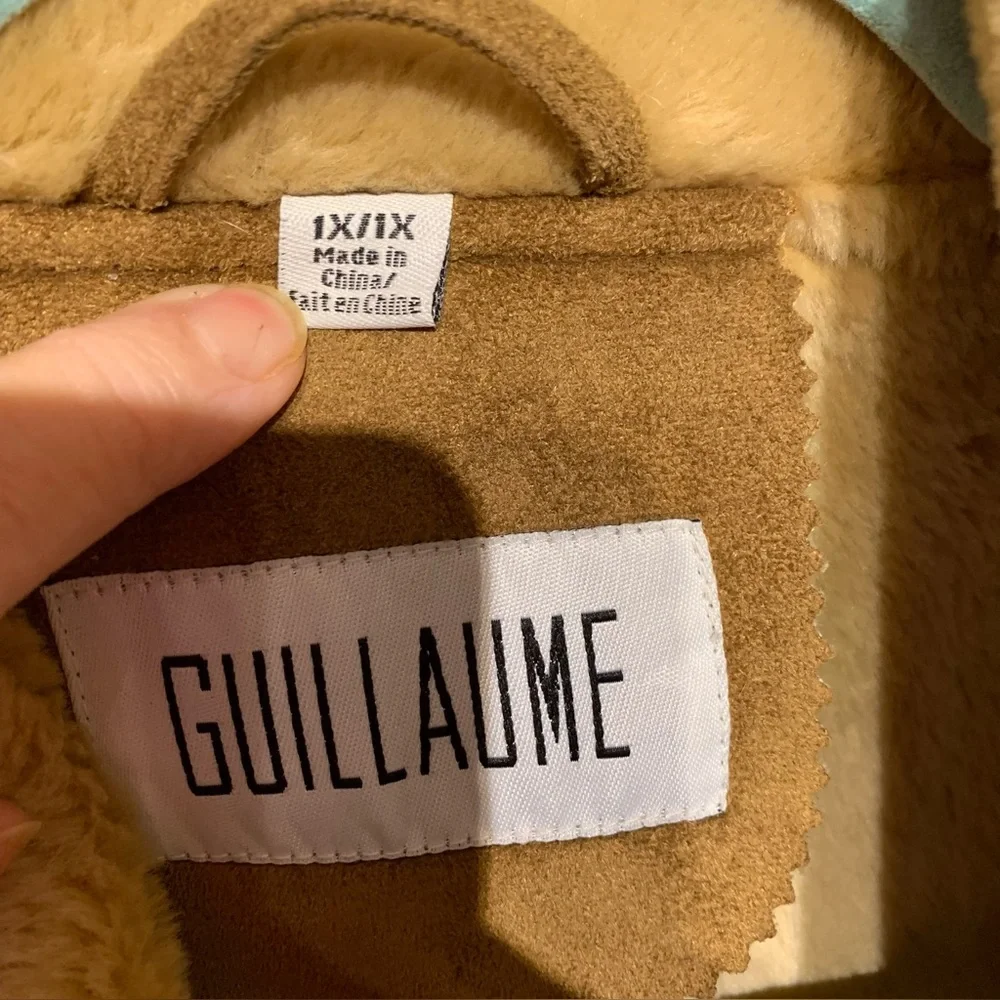 Vintage Guillaume Faux Leather Jacket XL-1X - Picture 5 of 10